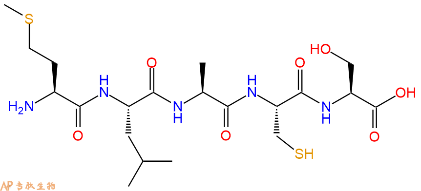 专肽生物产品H2N-Met-Leu-Ala-Cys-Ser-OH