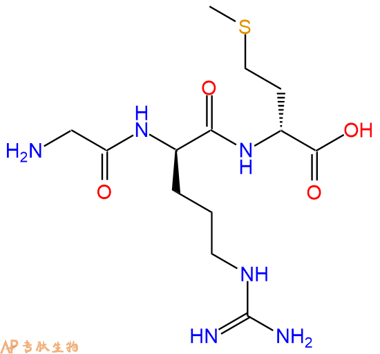 专肽生物产品H2N-Gly-DArg-DMet-OH