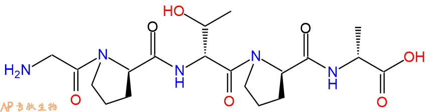 专肽生物产品H2N-Gly-DPro-DThr-DPro-DAla-OH