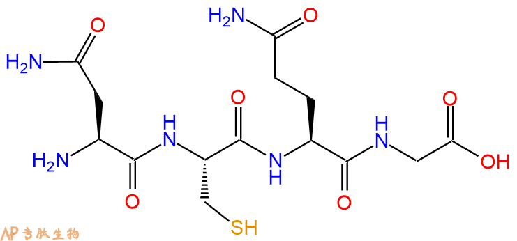 专肽生物产品H2N-Asn-Cys-Gln-Gly-OH