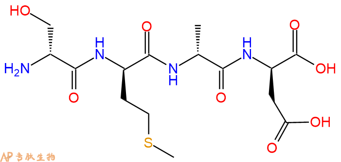 专肽生物产品H2N-DSer-DMet-DAla-DAsp-OH
