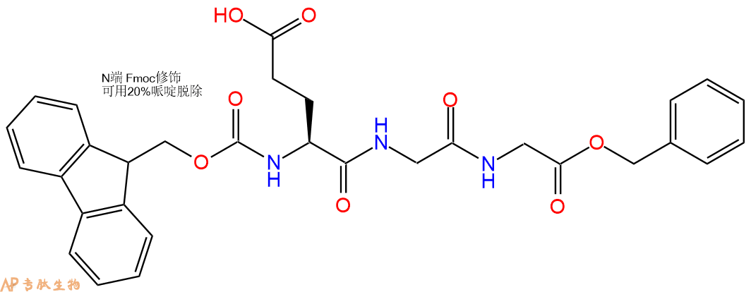 专肽生物产品Fmoc-Glu-Gly-Gly-OBzl