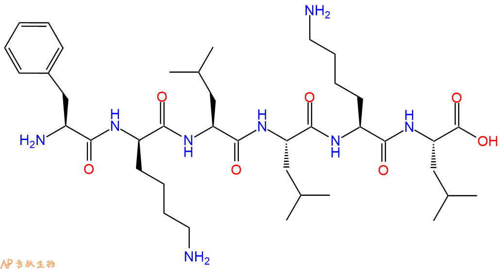 专肽生物产品H2N-Phe-DLys-Leu-Leu-Lys-Leu-OH