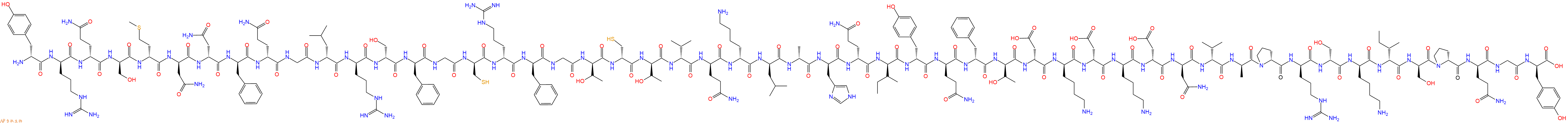 专肽生物产品H2N-DTyr-DArg-DGln-DSer-DMet-DAsn-DAsn-DPhe-DGln-Gly-DLeu-DArg-DSer-DPhe-Gly-DCys-DArg-DPhe-Gly-DThr-DCys-DThr-DVal-DGln-DLys-DLeu-DAla-DHis-DGln-DIle-DTyr-DGln-DPhe-DThr-DAsp-DLys-DAsp-DLys-DAsp-DAsn-DVal-DAla-DPro-DArg-DSer-DLys-DIle-DSer-DPro-DGln-Gly-D