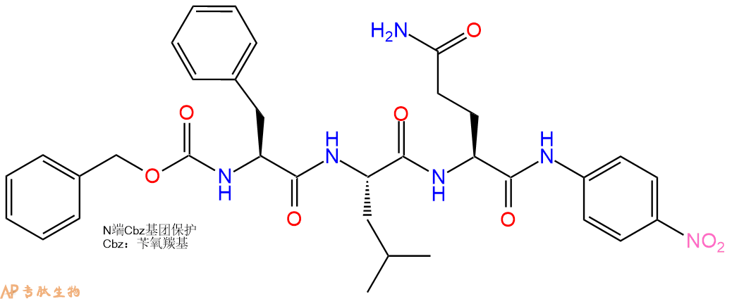 专肽生物产品Cbz-Phe-Leu-Gln-pNA