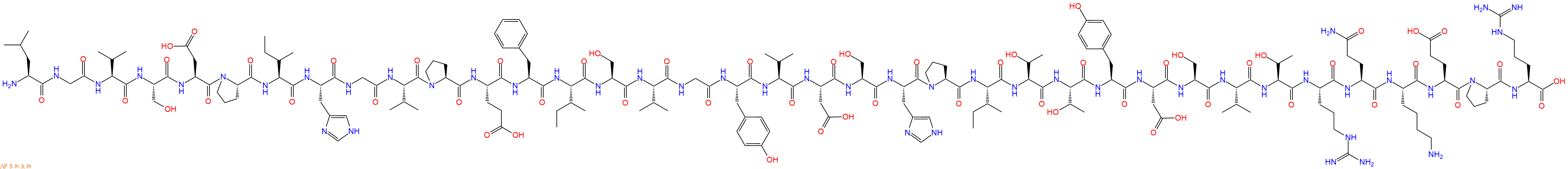 专肽生物产品H2N-Leu-Gly-Val-Ser-Asp-Pro-Ile-His-Gly-Val-Pro-Glu-Phe-Ile-Ser-Val-Gly-Tyr-Val-Asp-Ser-His-Pro-Ile-Thr-Thr-Tyr-Asp-Ser-Val-Thr-Arg-Gln-Lys-Glu-Pro-Arg-OH