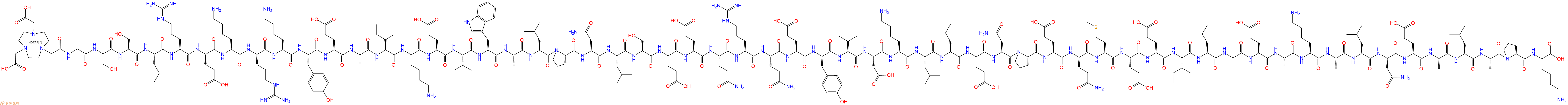 专肽生物产品NOTA-Gly-Ser-Ser-Leu-Arg-Glu-Lys-Arg-Lys-Tyr-Glu-Ala-Ile-Lys-Glu-Ile-Trp-Ala-Leu-Pro-Asn-Leu-Ser-Glu-Glu-Gln-Arg-Gln-Glu-Tyr-Val-Asp-Lys-Leu-Leu-Glu-Asn-Pro-Glu-Gln-Met-Glu-Glu-Ile-Leu-Ala-Glu-Ala-Lys-Ala-Leu-Asn-Glu-Ala-Leu-Ala-Pro-Lys-OH