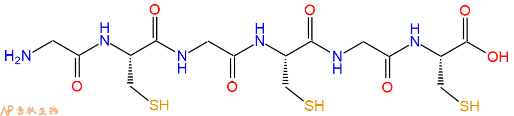 专肽生物产品H2N-Gly-Cys-Gly-Cys-Gly-Cys-OH