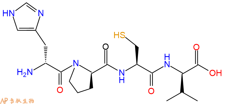 专肽生物产品H2N-DHis-DPro-Cys-DVal-OH