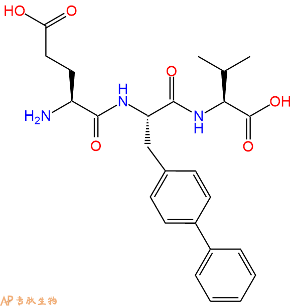 专肽生物产品H2N-Glu-Bip-Val-OH