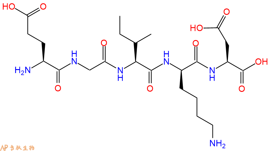 专肽生物产品H2N-Glu-Gly-Ile-DLys-Asp-OH