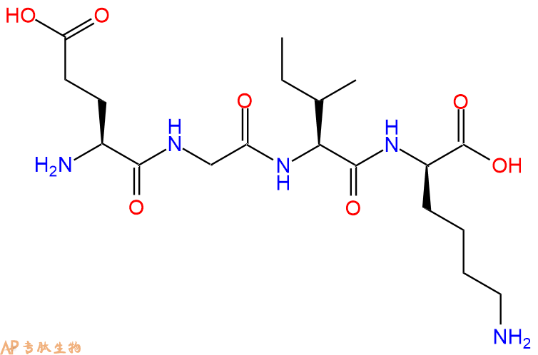 专肽生物产品H2N-Glu-Gly-Ile-DLys-OH