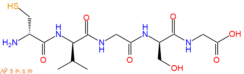 专肽生物产品H2N-DCys-DVal-Gly-DSer-Gly-OH