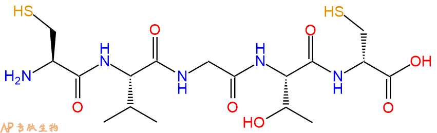 专肽生物产品H2N-Cys-Val-Gly-Thr-DCys-OH
