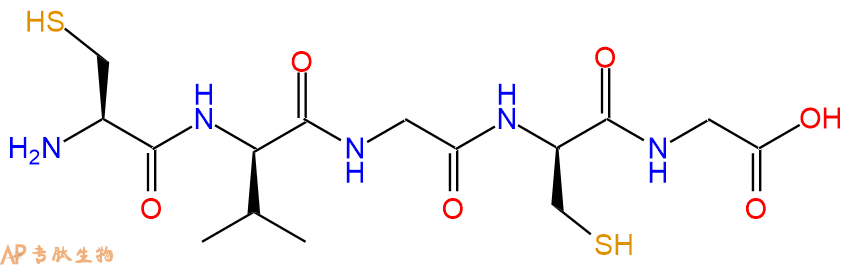 专肽生物产品H2N-Cys-DVal-Gly-DCys-Gly-OH