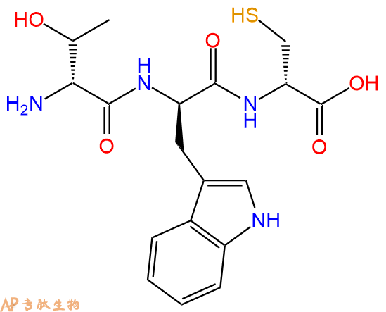 专肽生物产品H2N-DThr-DTrp-DCys-OH