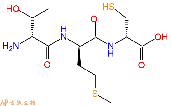 专肽生物产品H2N-DThr-DMet-DCys-OH