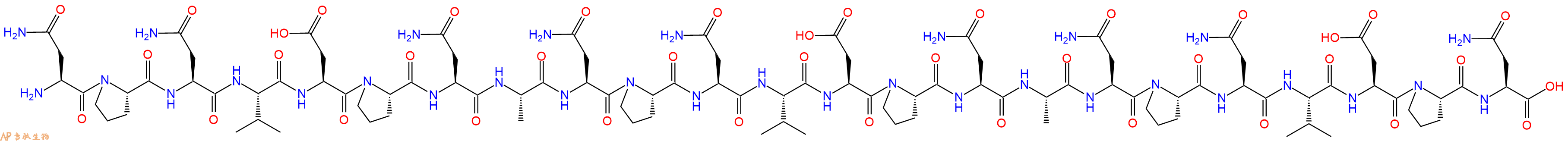 专肽生物产品H2N-Asn-Pro-Asn-Val-Asp-Pro-Asn-Ala-Asn-Pro-Asn-Val-Asp-Pro-Asn-Ala-Asn-Pro-Asn-Val-Asp-Pro-Asn-OH