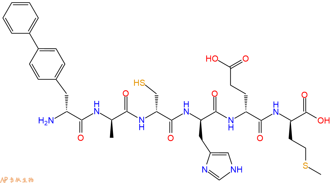 专肽生物产品H2N-DBip-DAla-DCys-DHis-DGlu-DMet-OH