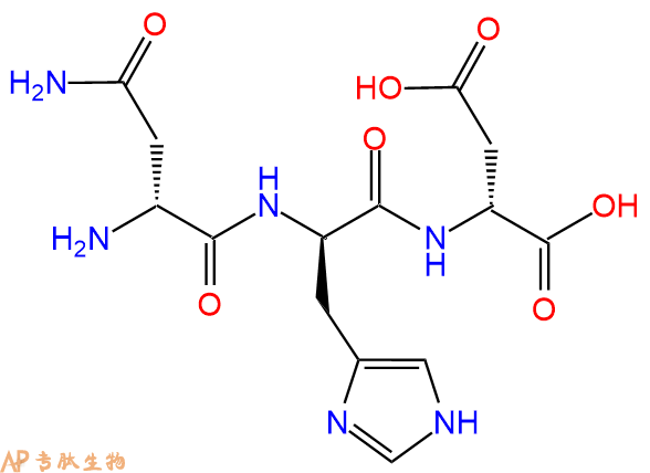 专肽生物产品H2N-DAsn-DHis-DAsp-OH