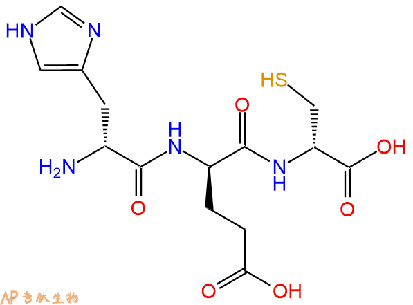 专肽生物产品H2N-DHis-DGlu-DCys-OH