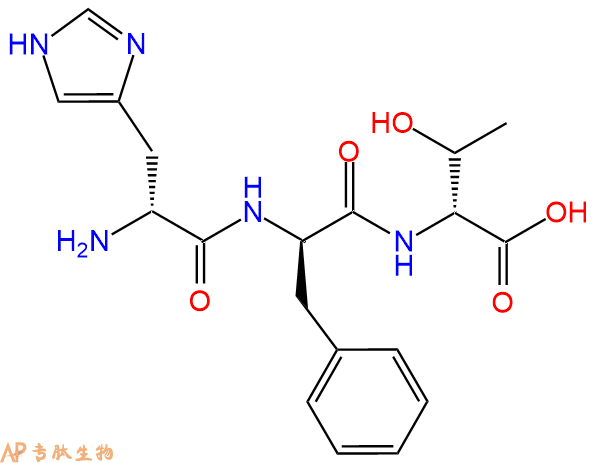 专肽生物产品H2N-DHis-DPhe-DThr-OH