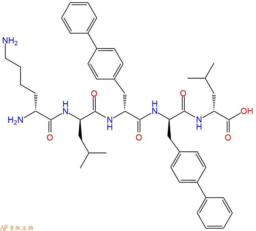 专肽生物产品H2N-DLys-DLeu-DBip-DBip-DLeu-OH
