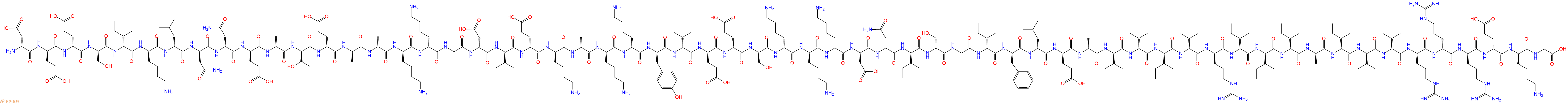 专肽生物产品H2N-DAsp-DGlu-DGlu-DSer-DIle-DLys-DLeu-DAsn-DAsn-DGlu-DAla-DThr-DGlu-DAla-DAla-DLys-DLys-Gly-DAsp-DVal-DGlu-DLys-DAla-DLys-DLys-DTyr-DIle-DGlu-DGlu-DSer-DLys-DLys-DLys-DAsp-DAsn-DIle-DSer-Gly-DIle-DPhe-DLeu-DGlu-DAla-DIle-DIle-DIle-DVal-DArg-DIle-DIle-DIle