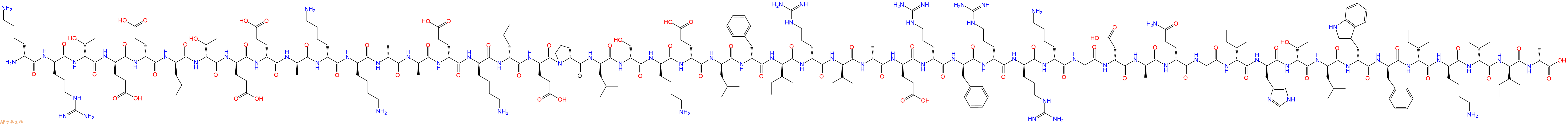 专肽生物产品H2N-DLys-DArg-DThr-DGlu-DGlu-DLeu-DThr-DGlu-DGlu-DAla-DLys-DLys-DAla-DAla-DGlu-DLys-DLeu-DGlu-DPro-DLeu-DSer-DLys-DGlu-DLeu-DPhe-DIle-DArg-DVal-DAla-DGlu-DArg-DPhe-DArg-DArg-DLys-Gly-DAsp-DAla-DGln-Gly-DIle-DHis-DThr-DLeu-DTrp-DPhe-DIle-DLys-DVal-DIle-DAla