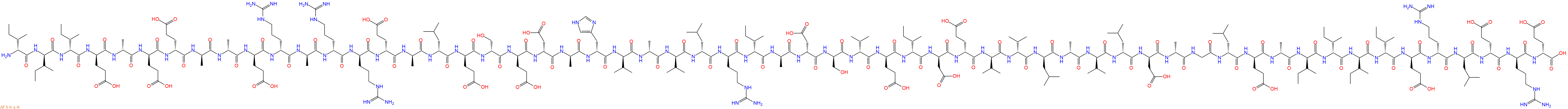 专肽生物产品H2N-DIle-DIle-DIle-DGlu-DAla-DGlu-DGlu-DAla-DAla-DGlu-DArg-DAla-DArg-DArg-DGlu-DAla-DLeu-DGlu-DSer-DGlu-DAsp-DAla-DHis-DVal-DAla-DVal-DLeu-DArg-DIle-DAla-DAsp-DSer-DVal-DGlu-DIle-DAsp-DGlu-DVal-DVal-DLeu-DAla-DVal-DLeu-DAsp-DAla-Gly-DLeu-DGlu-DAla-DIle-DIl