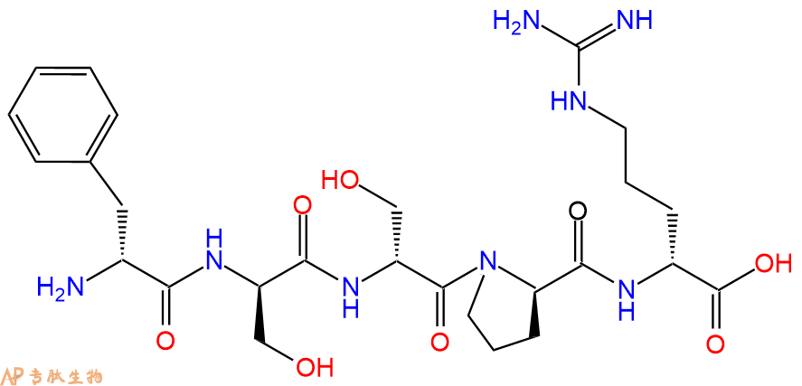专肽生物产品H2N-DPhe-DSer-DSer-DPro-DArg-OH