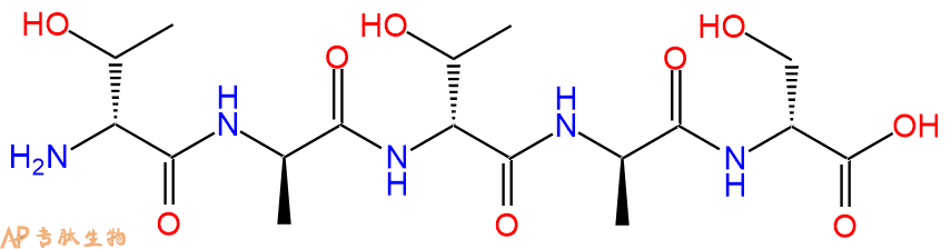 专肽生物产品H2N-DThr-DAla-DThr-DAla-DSer-OH