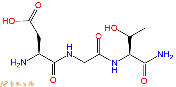 专肽生物产品H2N-Asp-Gly-Thr-CONH2