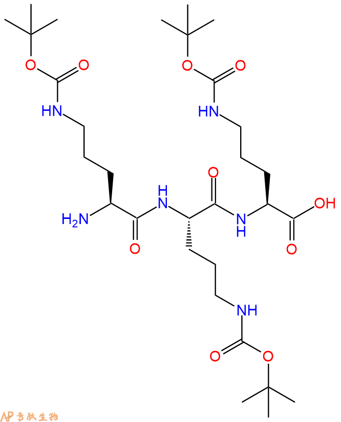 专肽生物产品H2N-Orn(Boc)-Orn(Boc)-Orn(Boc)-OH