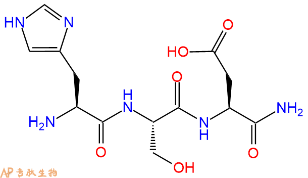 专肽生物产品H2N-His-Ser-Asp-CONH2
