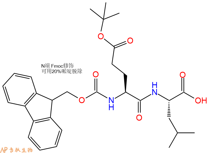 专肽生物产品Fmoc-Glu(OtBu)-Leu-OH