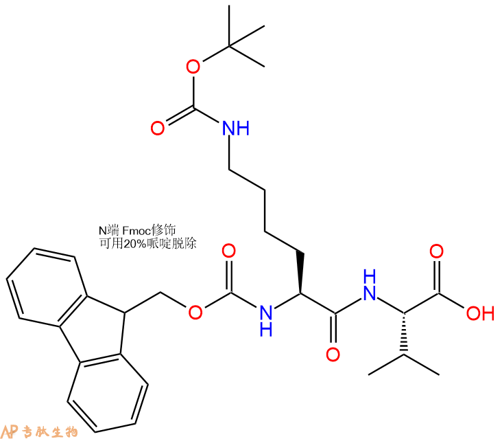 专肽生物产品Fmoc-Lys(Boc)-Val-OH