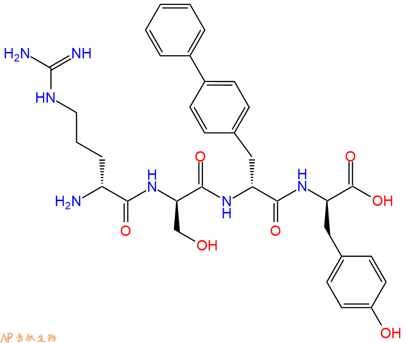 专肽生物产品H2N-DArg-DSer-DBip-DTyr-OH