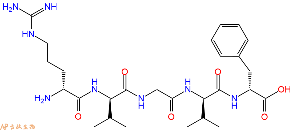 专肽生物产品H2N-DArg-DVal-Gly-DVal-DPhe-OH