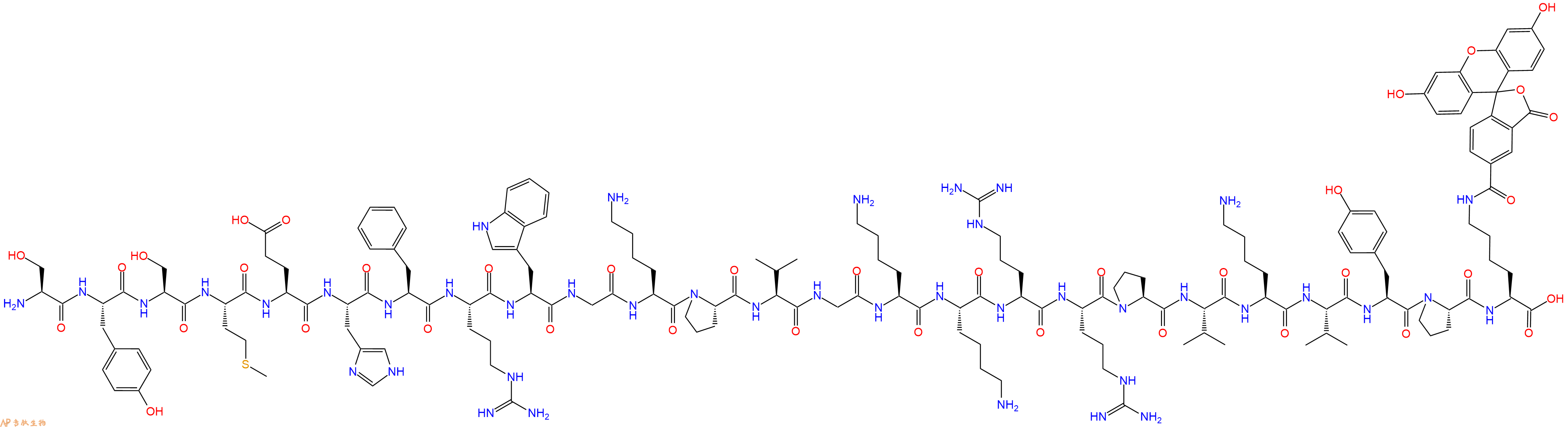 专肽生物产品ACTH (1-24)-Lys(FAM) (human, mouse, rat)