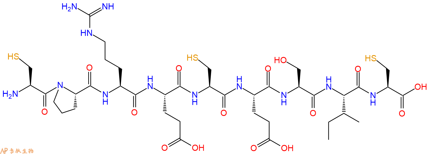 专肽生物产品H2N-Cys-Pro-Arg-Glu-Cys-Glu-Ser-Ile-Cys-OH