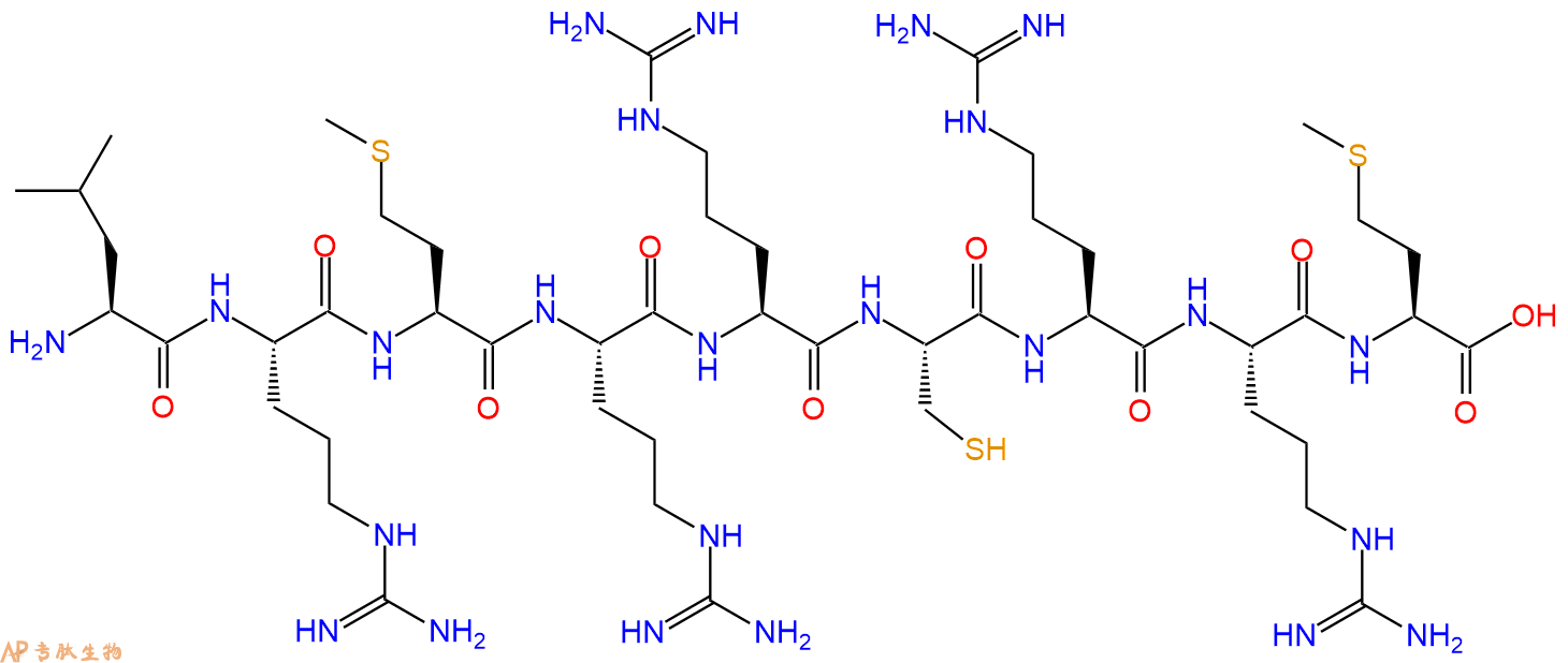 专肽生物产品H2N-Leu-Arg-Met-Arg-Arg-Cys-Arg-Arg-Met-OH