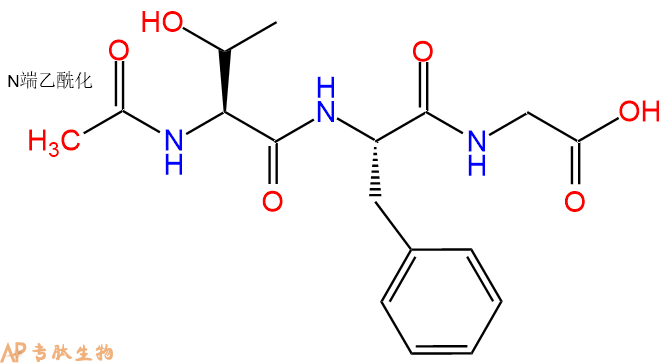 专肽生物产品Ac-Thr-Phe-Gly-OH