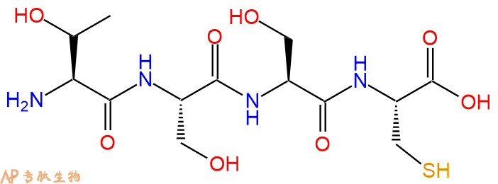 专肽生物产品H2N-Thr-Ser-Ser-Cys-OH