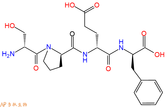 专肽生物产品H2N-DSer-DPro-DGlu-DPhe-OH