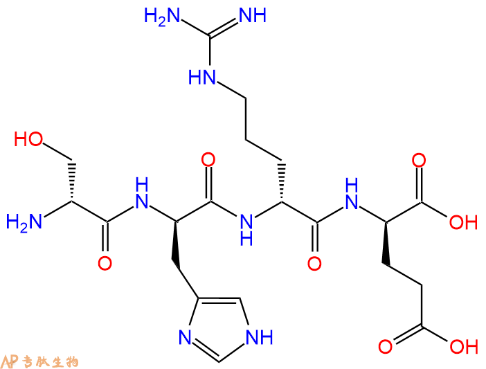 专肽生物产品H2N-DSer-DHis-DArg-DGlu-OH