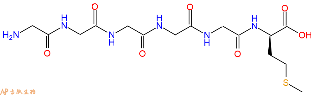 专肽生物产品H2N-Gly-Gly-Gly-Gly-Gly-DMet-OH