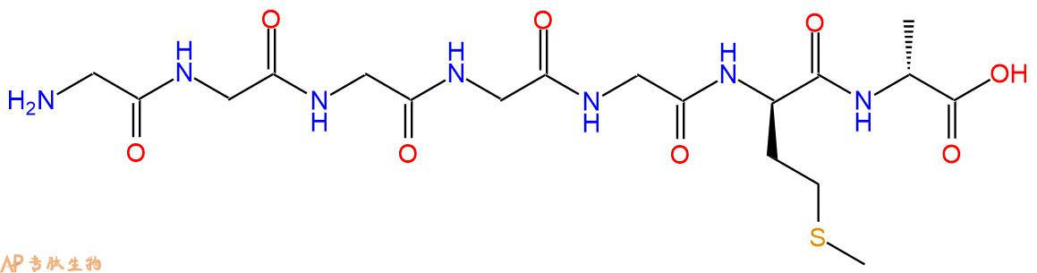 专肽生物产品H2N-Gly-Gly-Gly-Gly-Gly-DMet-DAla-OH