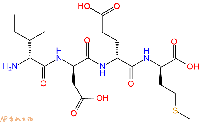 专肽生物产品H2N-DIle-DAsp-DGlu-DMet-OH