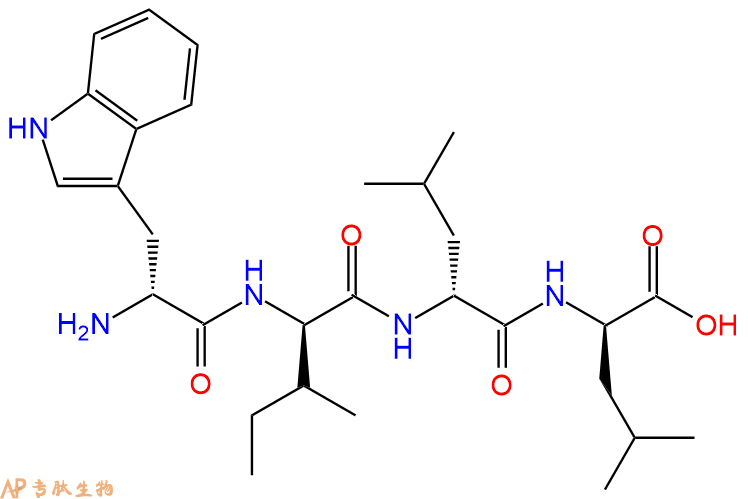 专肽生物产品H2N-DTrp-DIle-DLeu-DLeu-OH